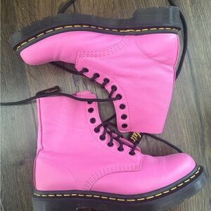 Dr. Martens Vibrant Pink Combat Boots
